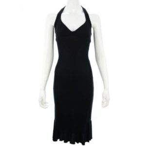 DOLCE & GABBANA BLACK HALTER NECK DRESS SIZE 10 NEW WITH TAGSDolce & Gabbana Bla